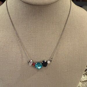 Sabika Multi-Color Swarovski Crystal Necklace